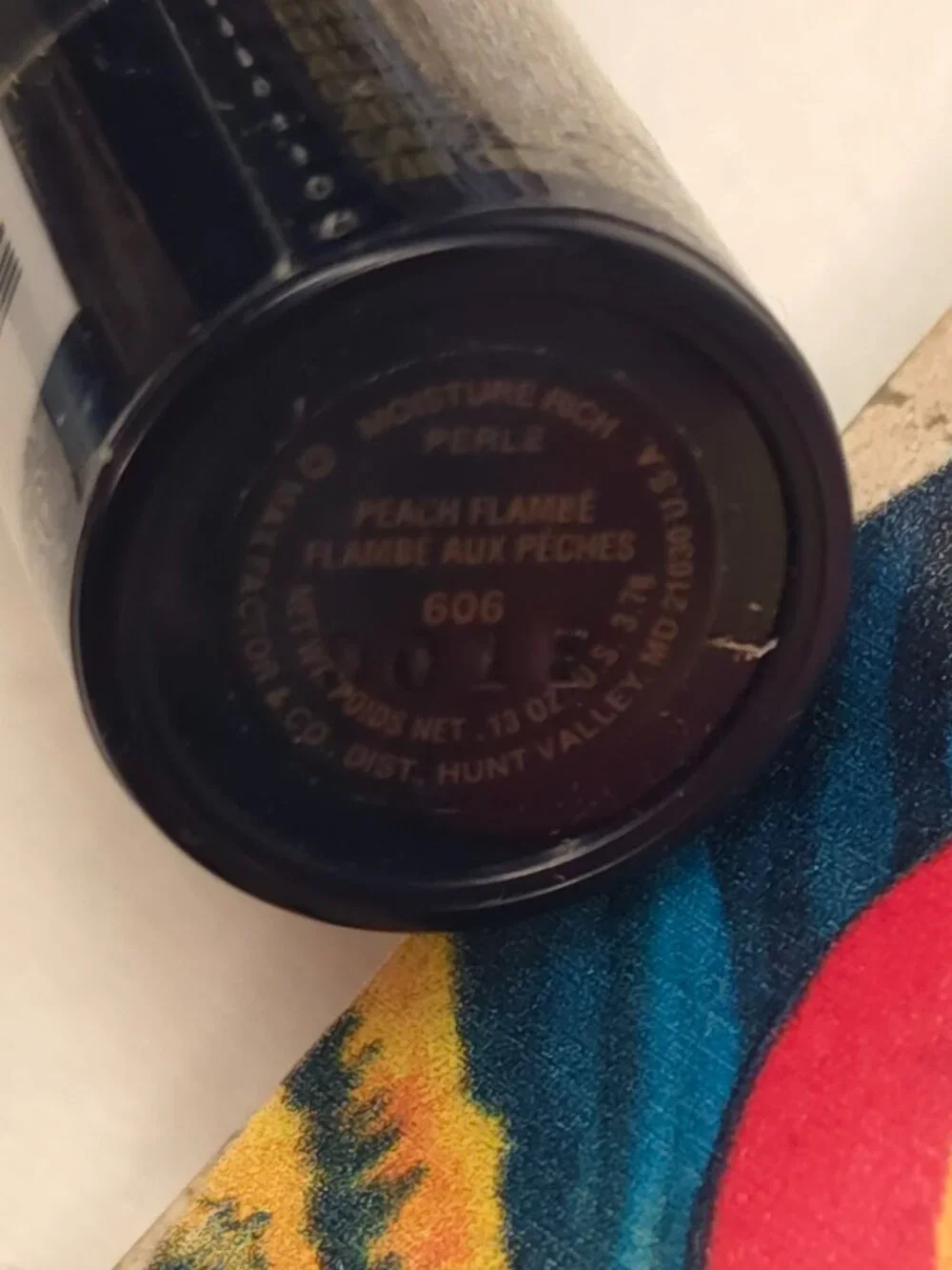 Max Factor Moisture Rich Creme Lipstick - 606 Peach Flambe